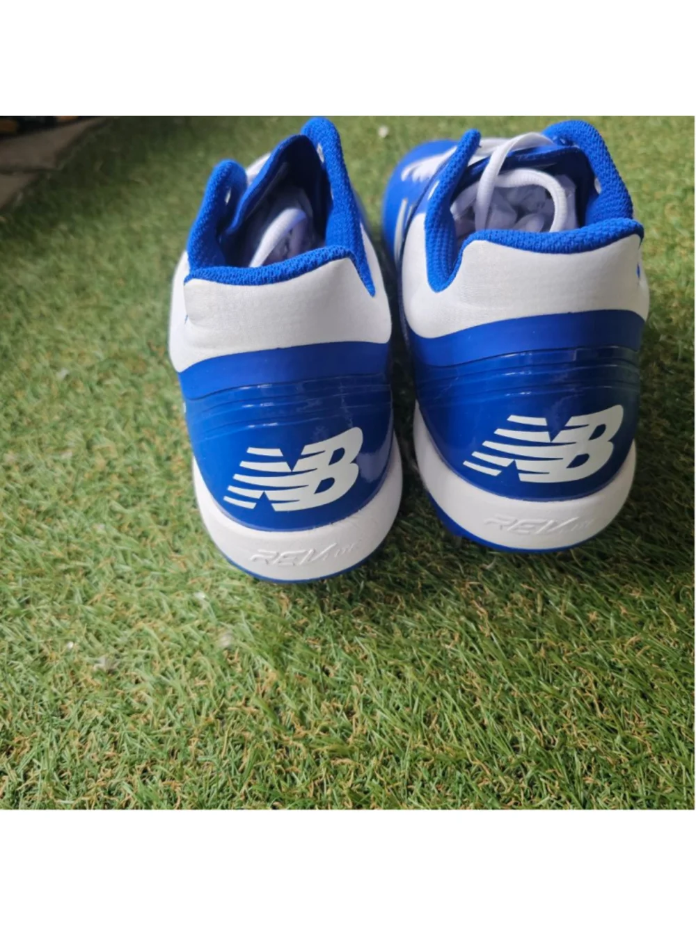 New Balance L4040V5 Metal Baseball Cleats - Royal Blue/White